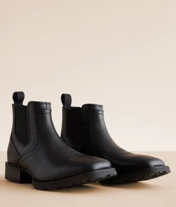 Shoes | Ariat Hybrid Low Boy Leather Cowboy Boot Black Adobe