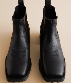 Shoes | Ariat Hybrid Low Boy Leather Cowboy Boot Black Adobe