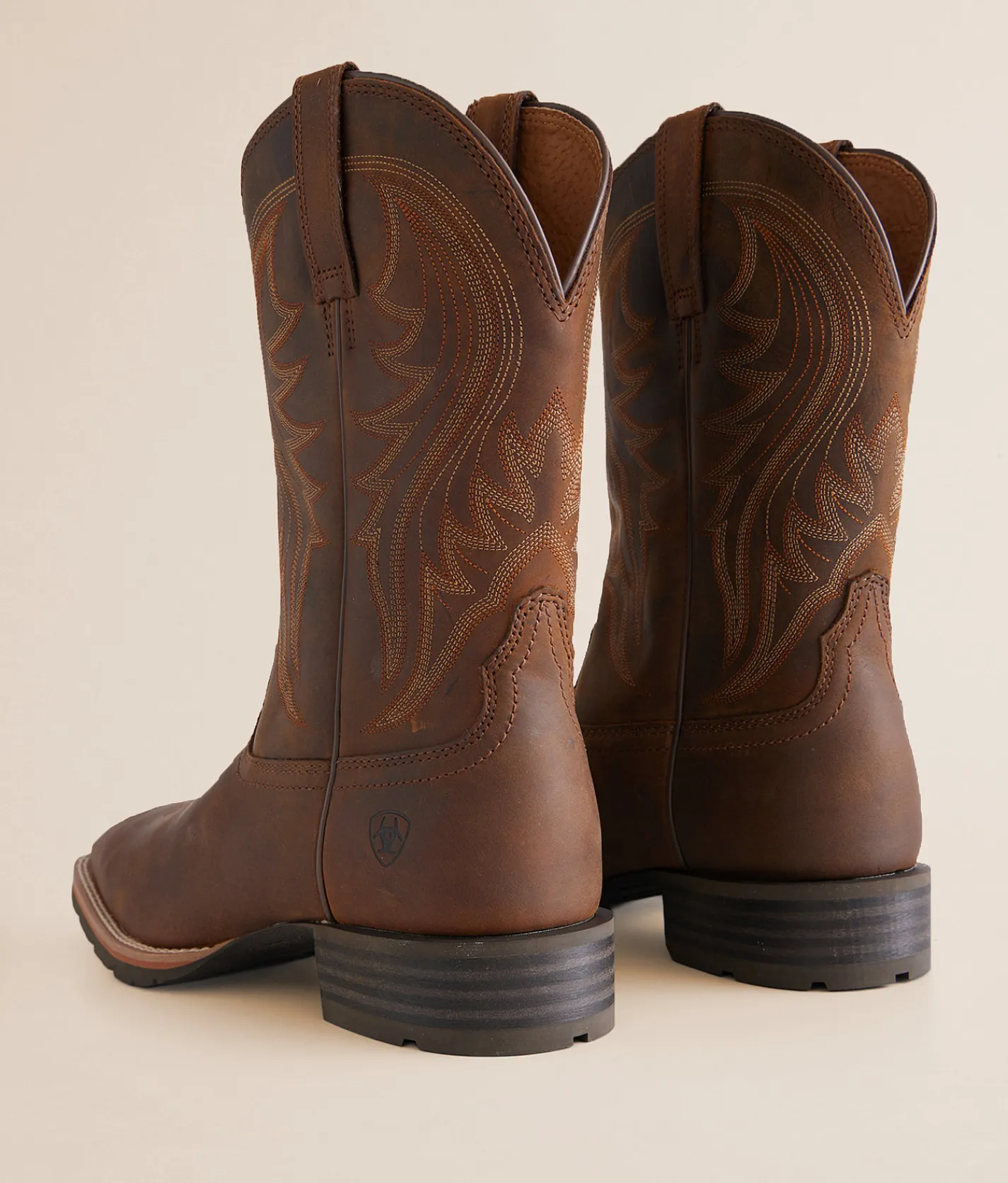 Shoes | Ariat Hybrid Rancher Leather Cowboy Boot Distressed Brown