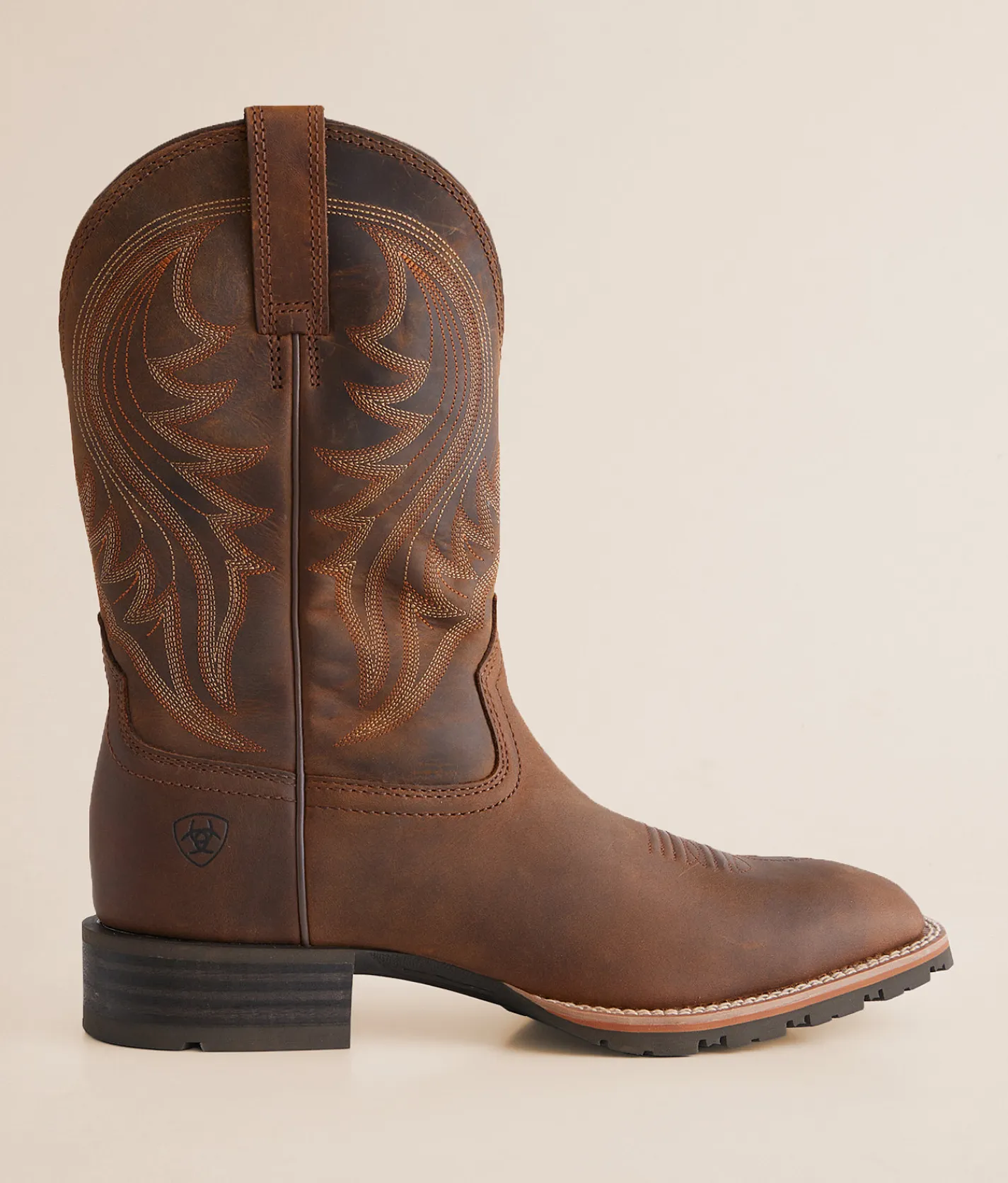 Shoes | Ariat Hybrid Rancher Leather Cowboy Boot Distressed Brown
