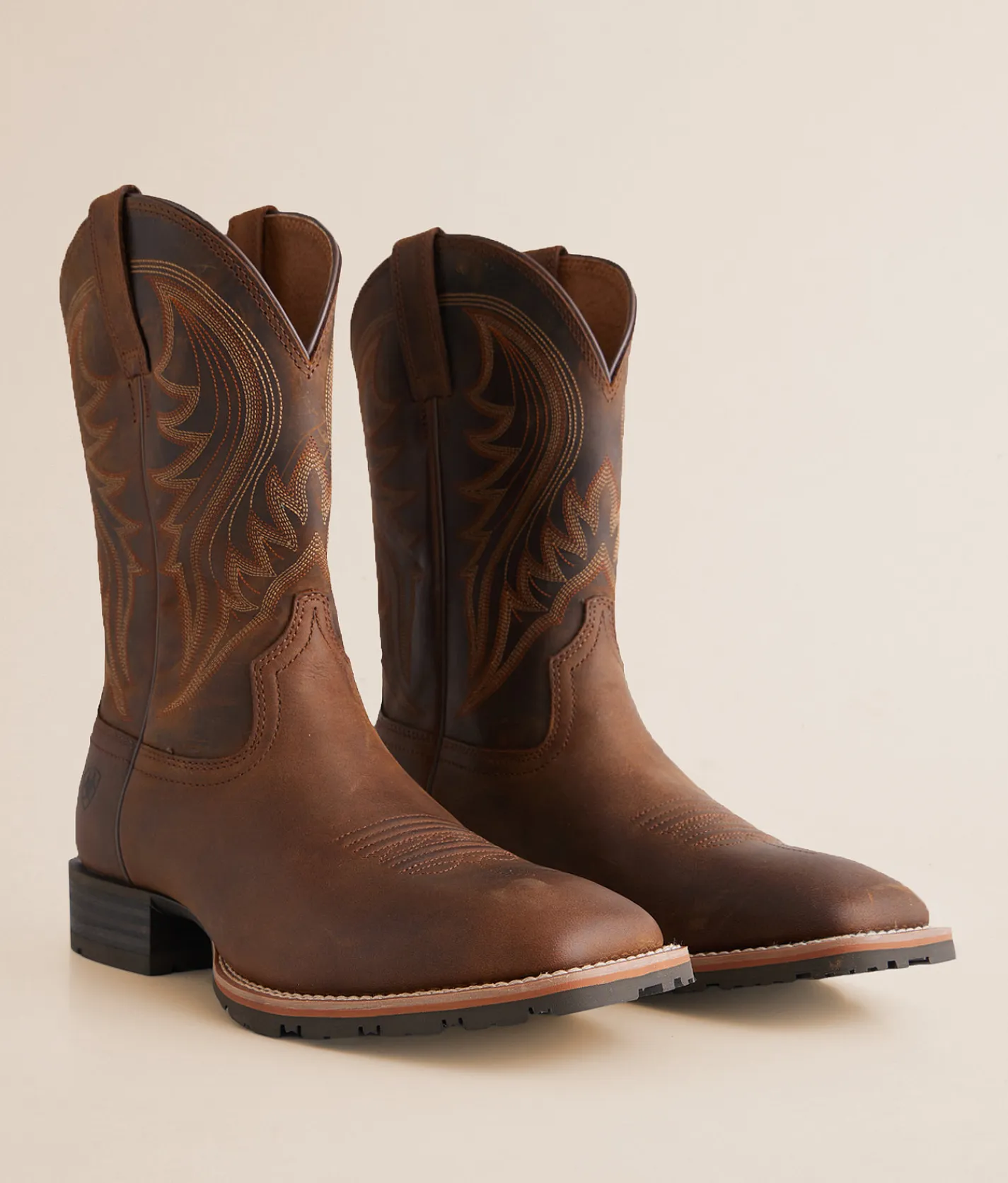 Shoes | Ariat Hybrid Rancher Leather Cowboy Boot Distressed Brown