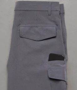 Bottoms|Shorts | BKE Hybrid Standard Cargo Stretch Short Blue Grey