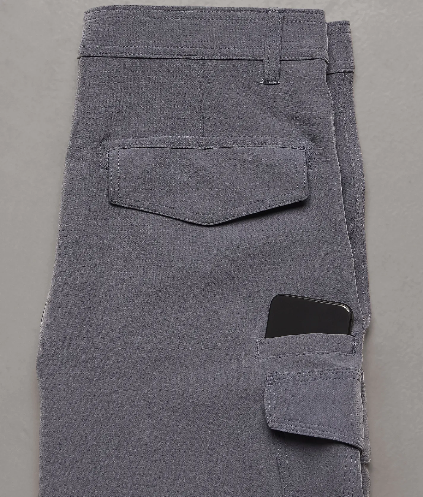 Bottoms|Shorts | BKE Hybrid Standard Cargo Stretch Short Blue Grey