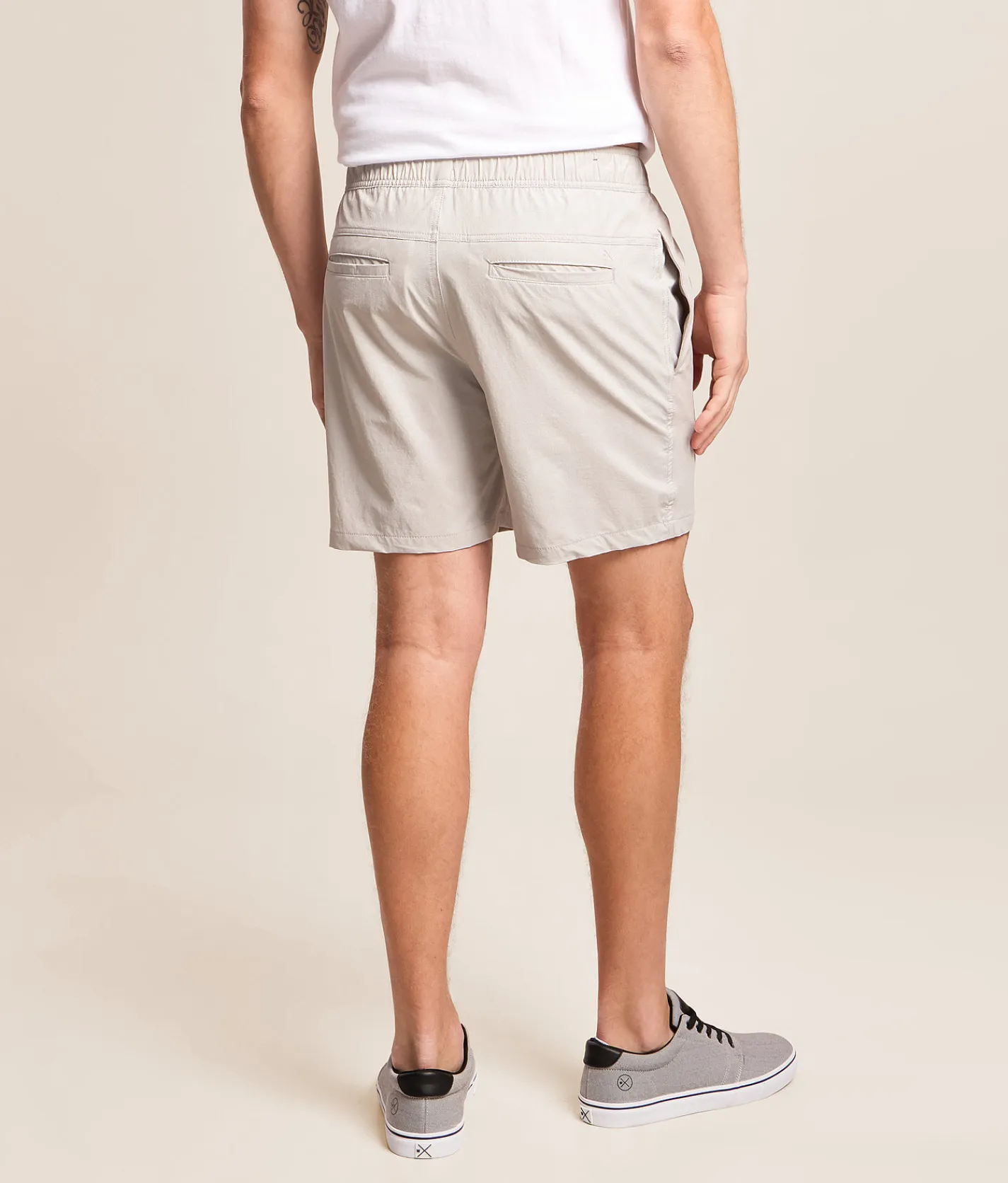 Bottoms|Shorts | Departwest Hybrid Stretch Short Harbor Mist