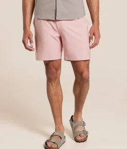 Departwest Hybrid Stretch Short Spiced Coral Discount