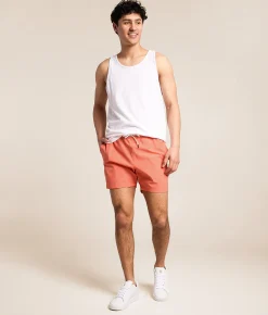 Bottoms|Shorts | Departwest Hybrid Stretch Short Georgia Peach
