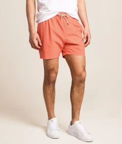 Bottoms|Shorts | Departwest Hybrid Stretch Short Georgia Peach