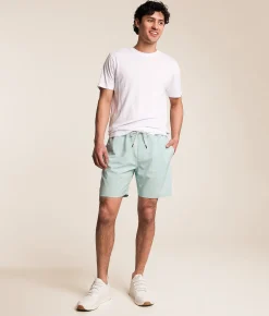 Departwest Hybrid Stretch Short Iced Aqua Online