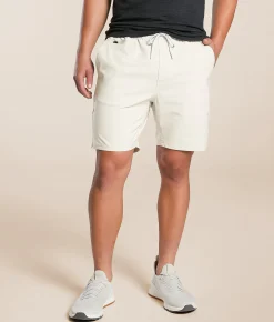 Bottoms|Activewear | Departwest Hybrid Stretch Short Antarctica