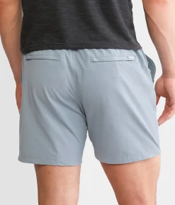 Departwest Hybrid Stretch Walkshort Steel Blue New