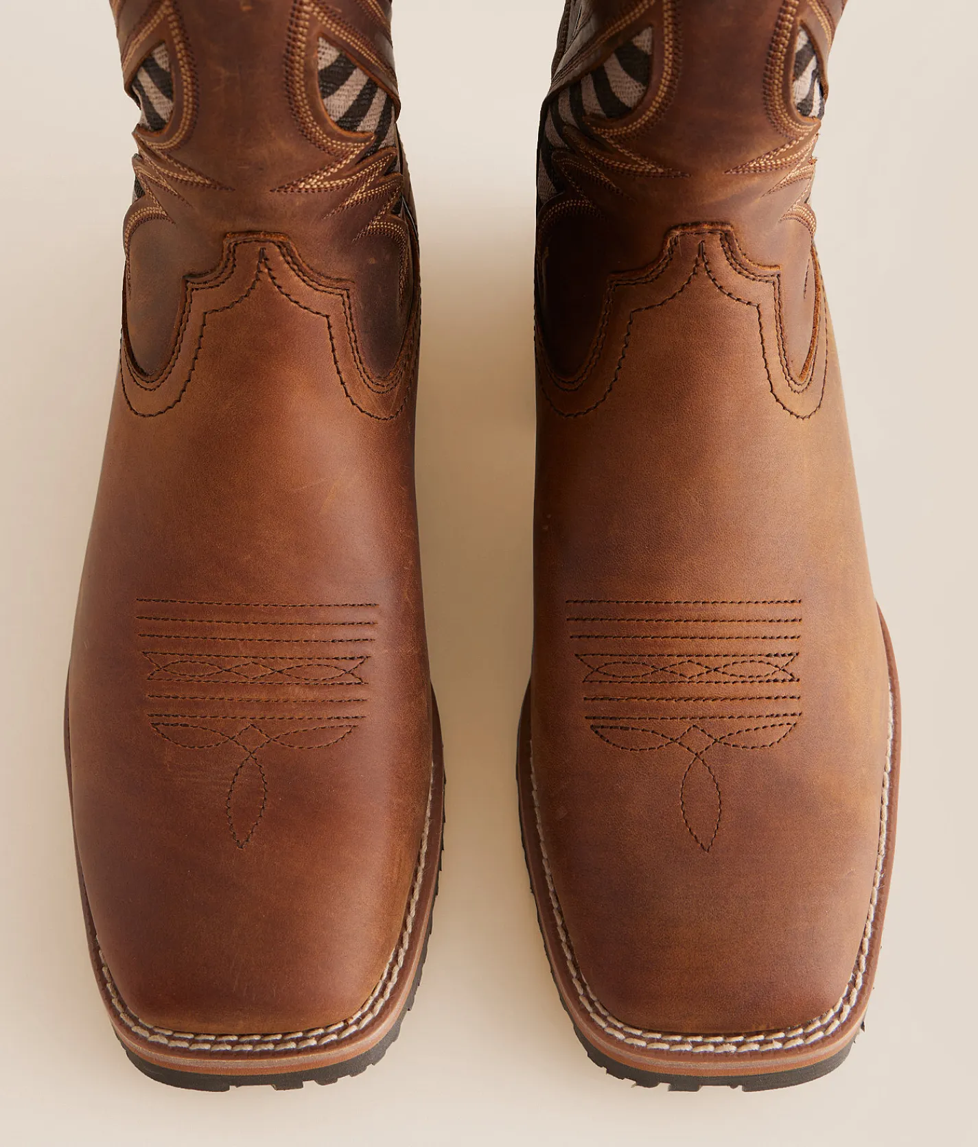 Shoes | Ariat Hybrid VentTEK Leather Cowboy Boot Distressed Brown American