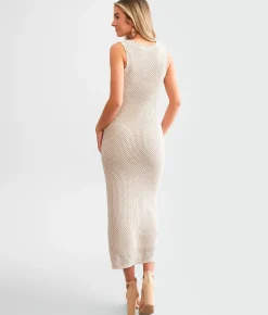Z Supply Ibiza Maxi Sweater Dress Natural Online