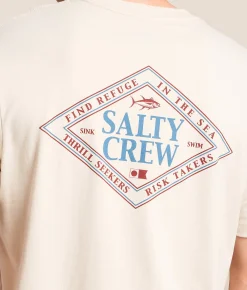 Tops|Graphic T-Shirts | Salty Crew Iconic T-Shirt Bone