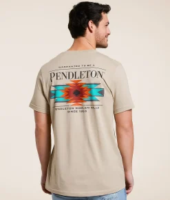 Pendleton Icon Logo T-Shirt Tan