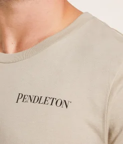 Pendleton Icon Logo T-Shirt Tan