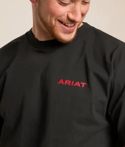 Ariat Iconograhpic T-Shirt Vintage Black Discount