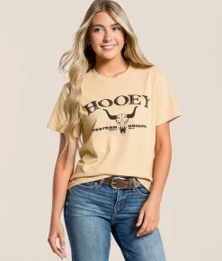 Tops | Hooey Icon T-Shirt Tan