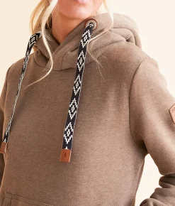 Wanakome Ikatt Hooded Sweatshirt Bark