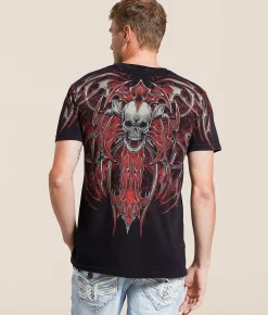 Affliction Immortal Empire T-Shirt Black Lava Wash Hot