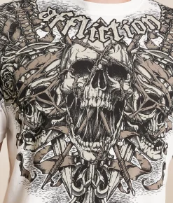 Tops|Graphic T-Shirts | Affliction Immortal Scream T-Shirt White