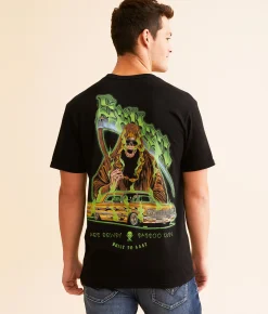 Graphic T-Shirts | Sullen Impala T-Shirt Jet Black
