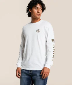 Tops|Graphic T-Shirts | Ariat Imprint T-Shirt White