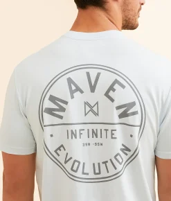 Maven Co-op In Circles Essential Performance T-Shirt Air New