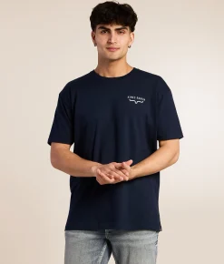 Tops|Graphic T-Shirts | Kimes Ranch Indigenous T-Shirt Midnight Navy