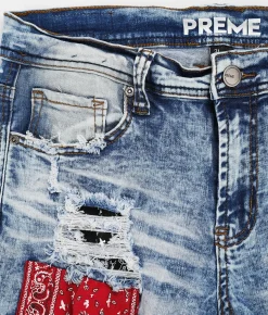 Sale Jeans|Bottoms | PREME Skinny Stretch Jean Indigo