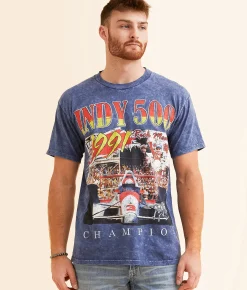 PHILCOS Indy 500 Champion T-Shirt Blue Mineral Wash New