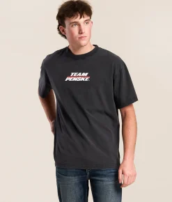 PHILCOS Indy 500 Team Penske T-Shirt Black Vintage Clearance