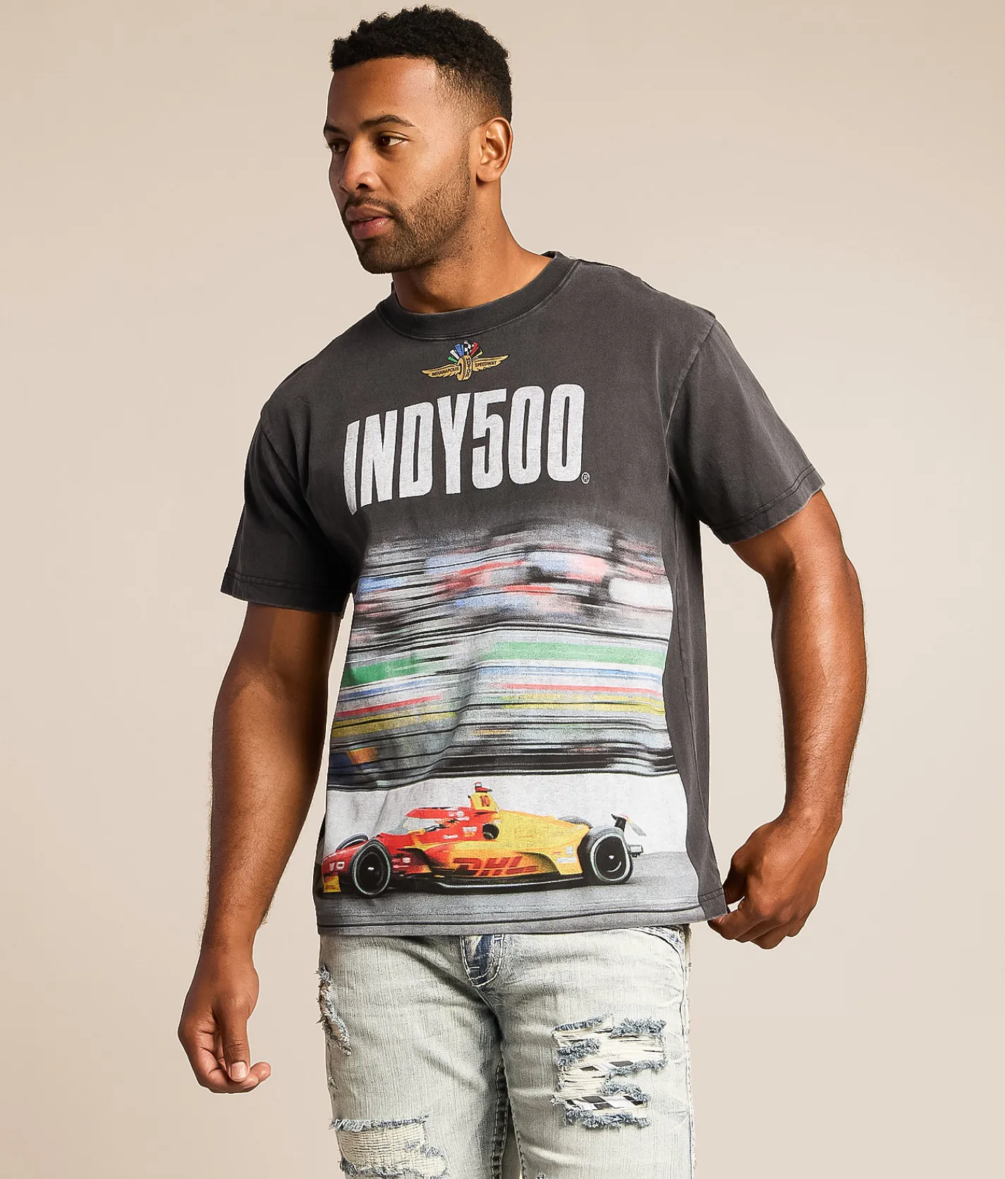 Tops|Graphic T-Shirts | PHILCOS Indy 500 T-Shirt Black