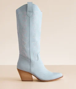 Mi.iM Indy Western Cowboy Boot Light Blue Sale