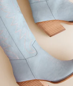 Mi.iM Indy Western Cowboy Boot Light Blue Sale