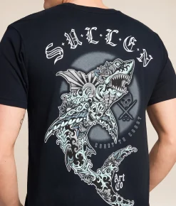 Tops|Graphic T-Shirts | Sullen Infested Waters T-Shirt Obsidian