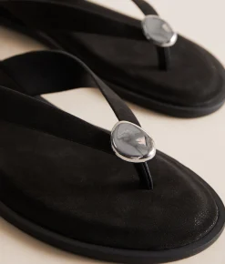 Mia Ingridd Flip Flop Black Outlet