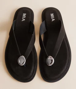 Mia Ingridd Flip Flop Black Outlet