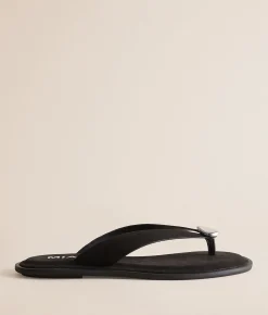 Mia Ingridd Flip Flop Black Outlet