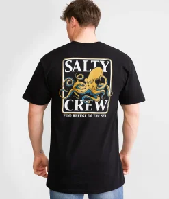 Graphic T-Shirts | Salty Crew Ink Slinger T-Shirt Blue Fog