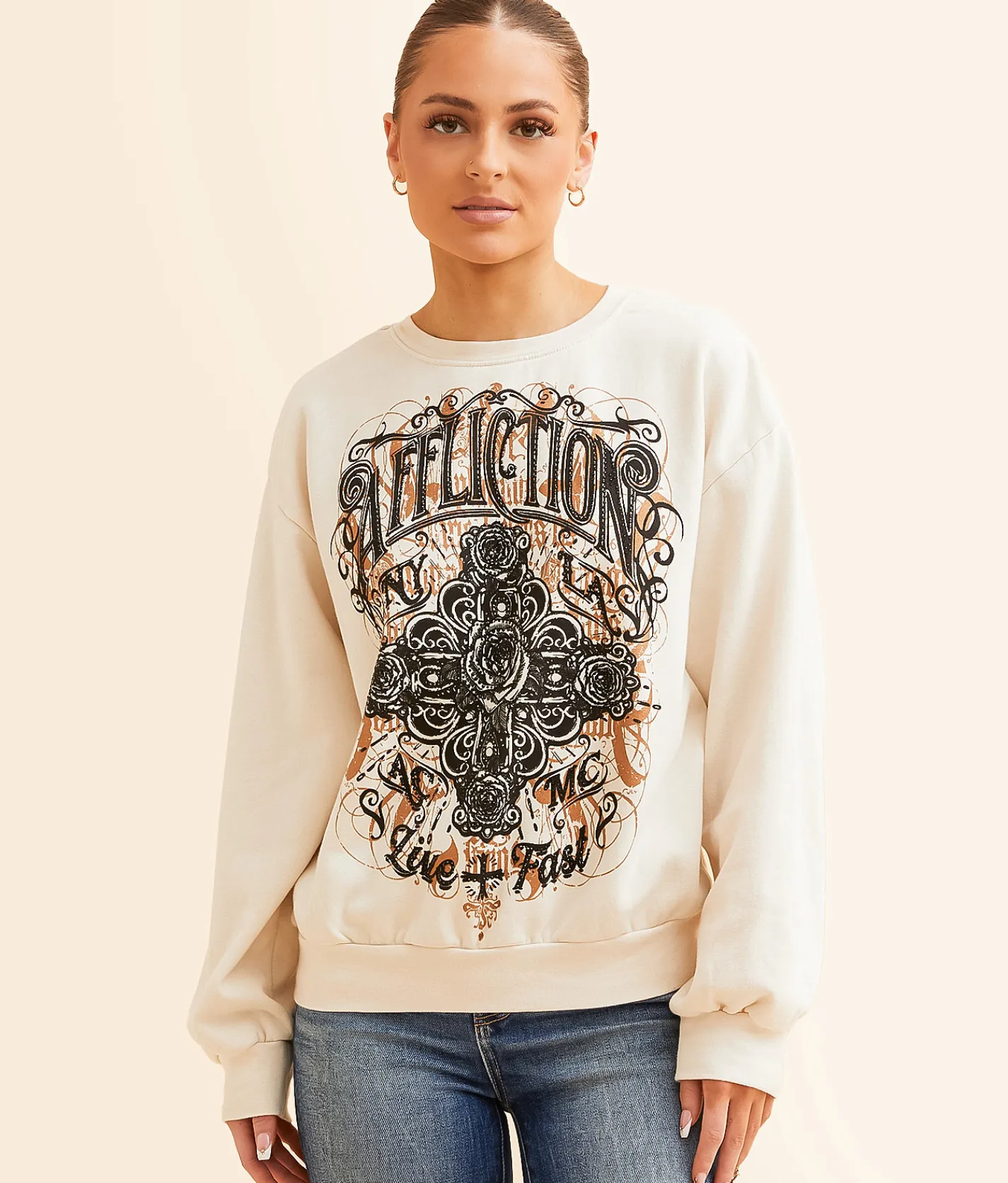 Tops | Affliction Inkwell Ranch Pullover Rock