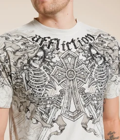 Graphic T-Shirts | Affliction Inner Abyss T-Shirt Off White
