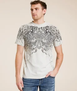 Graphic T-Shirts | Affliction Inner Abyss T-Shirt Off White