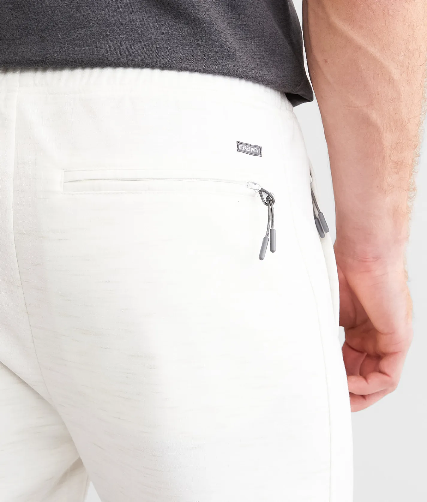 Bottoms|Activewear | Departwest Interlock Jogger White