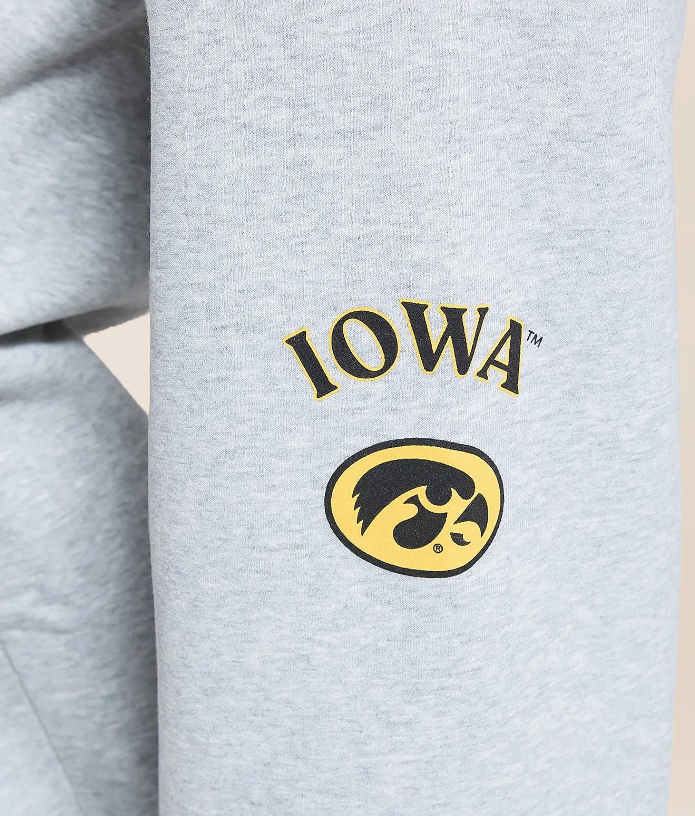Bottoms|Activewear | HYPE AND VICE Iowa Hawkeyes Sweatpant Heather Grey