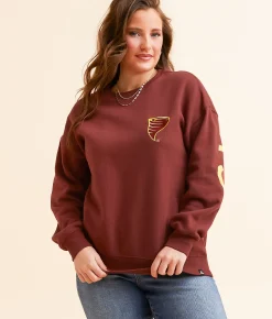 Tops | Gameday SOCIAL® Iowa State Pullover Maroon