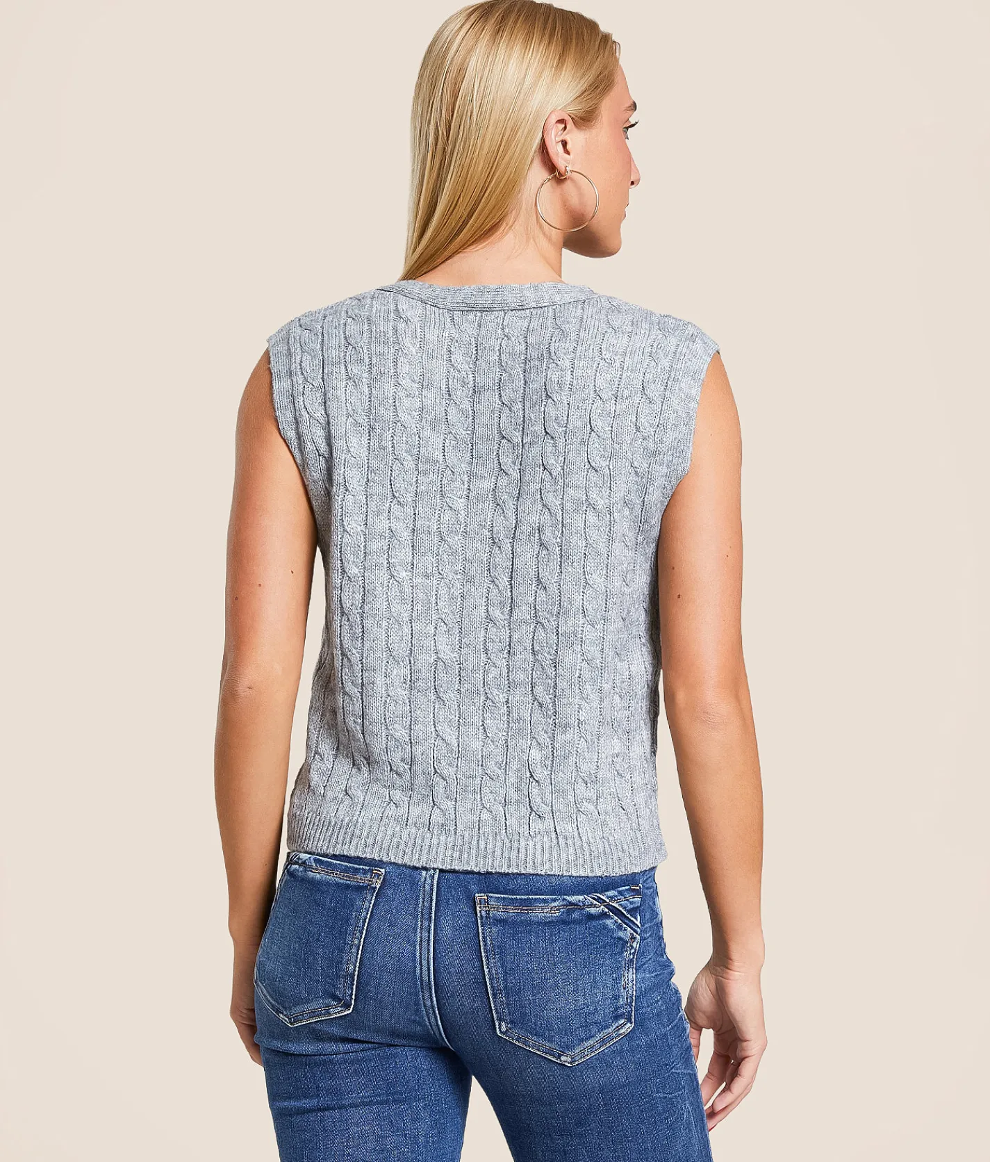 Gameday SOCIAL® Iowa Sweater Vest Grey Discount
