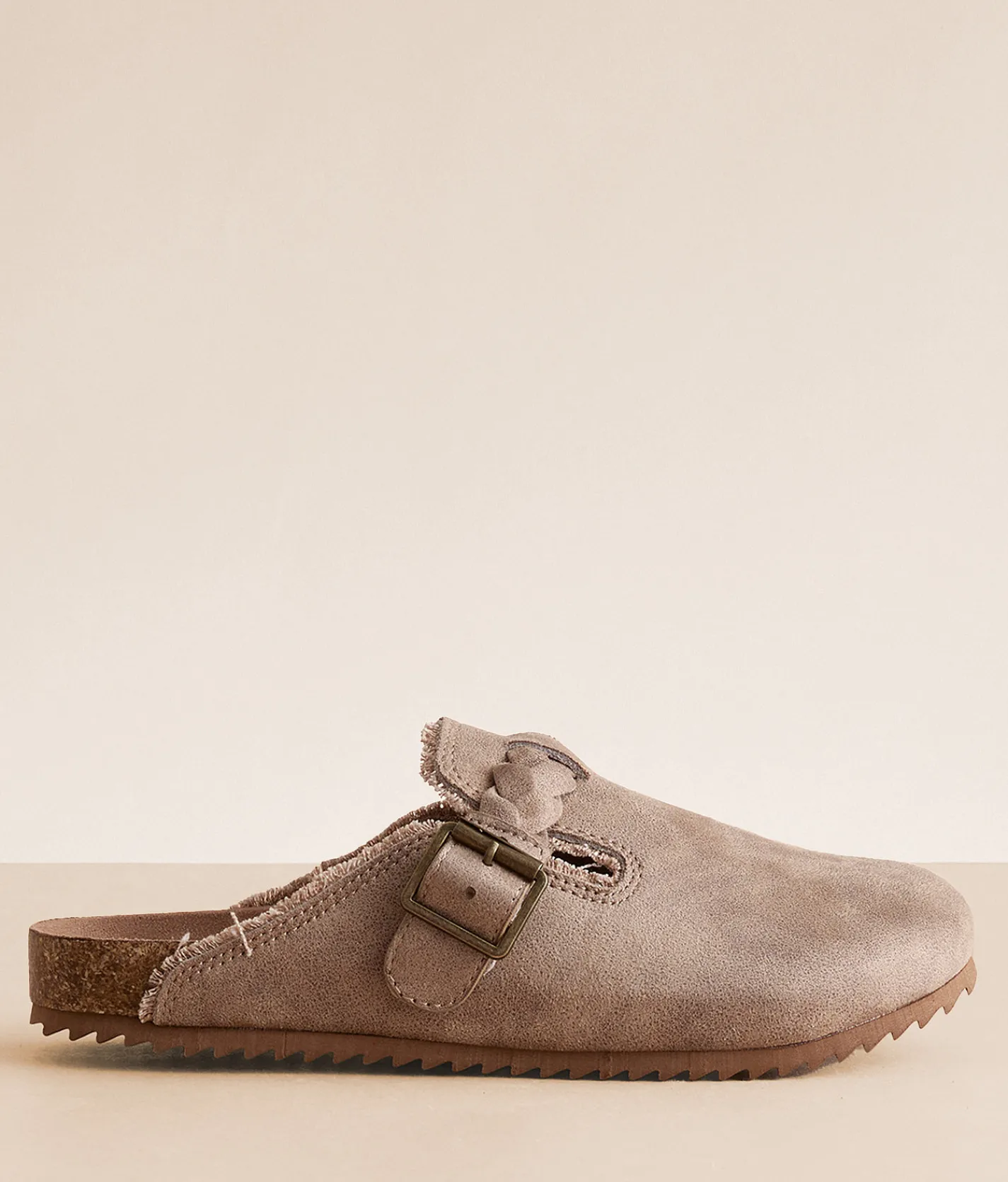 Shoes | Very G Iris Braided Strap Mule Shoe Beige