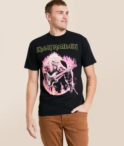Graphic T-Shirts | Screen Stars Iron Maiden Fear Live Band T-Shirt Black