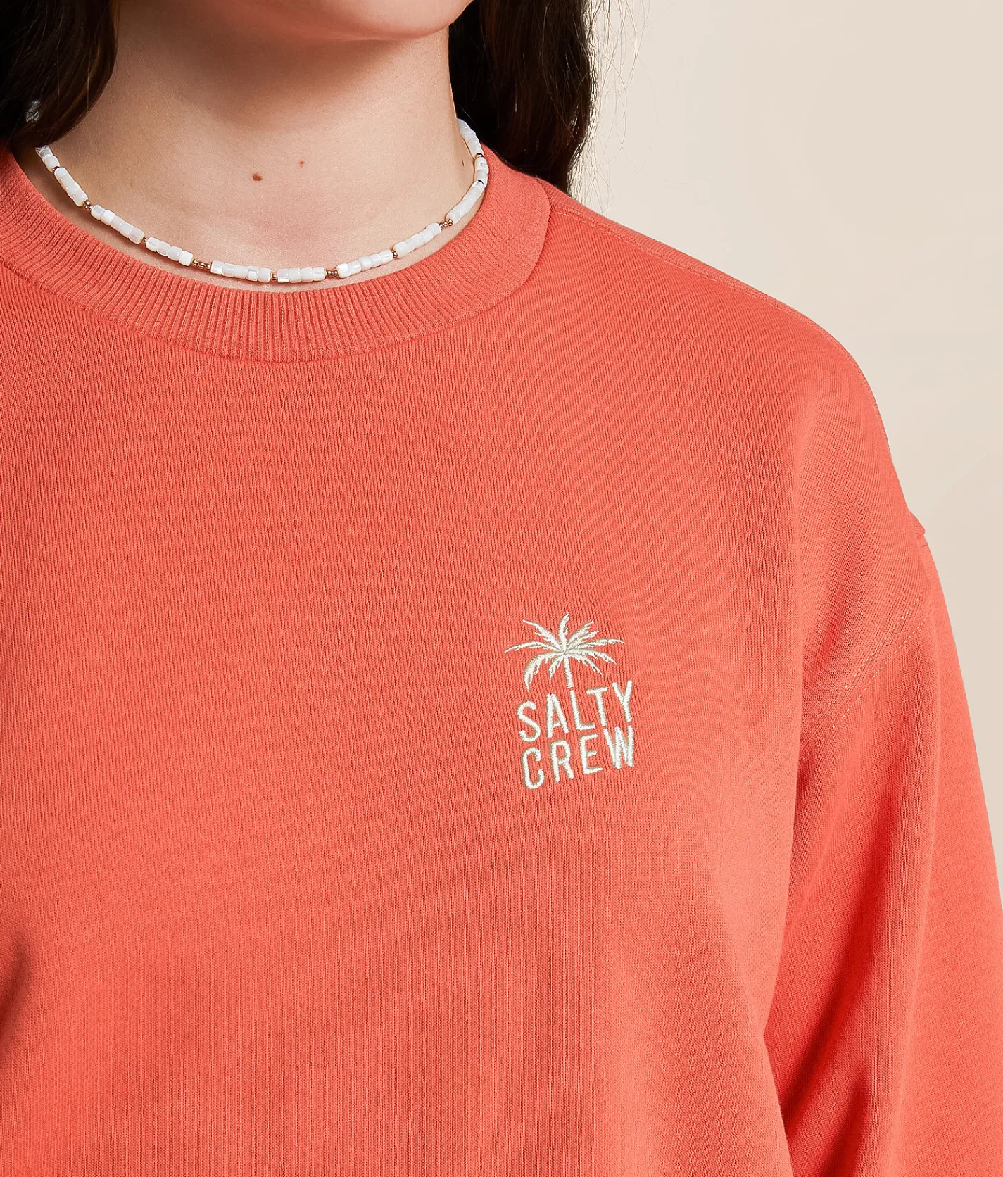 Tops | Salty Crew Island Time Pullover Hot Sauce