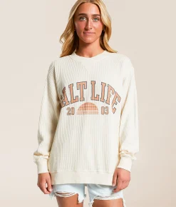 Salt Life Ivy Sun Pullover Natural Discount